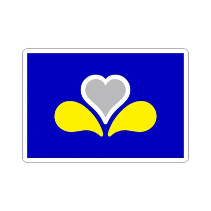 Flag of the Brussels Capital Region 2 Belgium STICKER Vinyl Die-Cut Decal 5 Inch - The Sticker Space