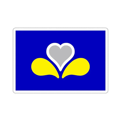 Flag of the Brussels Capital Region 2 Belgium STICKER Vinyl Die-Cut Decal 5 Inch - The Sticker Space
