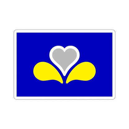 Flag of the Brussels Capital Region 2 Belgium STICKER Vinyl Die-Cut Decal - The Sticker Space
