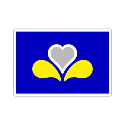 Flag of the Brussels Capital Region 2 Belgium STICKER Vinyl Die-Cut Decal - The Sticker Space