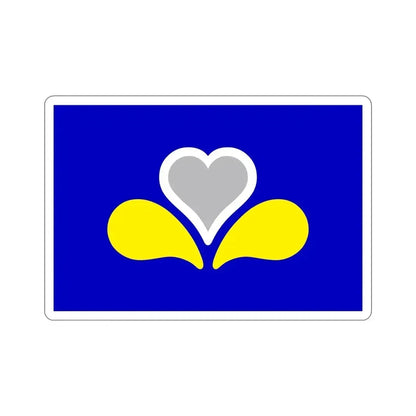 Flag of the Brussels Capital Region 2 Belgium STICKER Vinyl Die-Cut Decal - The Sticker Space