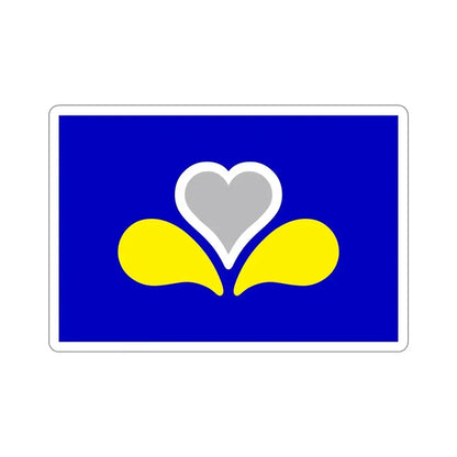 Flag of the Brussels Capital Region 2 Belgium STICKER Vinyl Die-Cut Decal - The Sticker Space