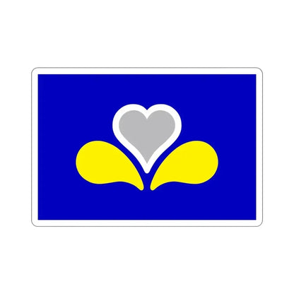 Flag of the Brussels Capital Region 2 Belgium STICKER Vinyl Die-Cut Decal - The Sticker Space
