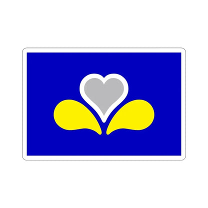 Flag of the Brussels Capital Region 2 Belgium STICKER Vinyl Die-Cut Decal - The Sticker Space