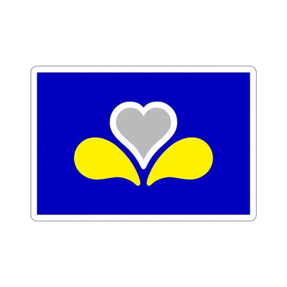 Flag of the Brussels Capital Region 2 Belgium STICKER Vinyl Die-Cut Decal - The Sticker Space