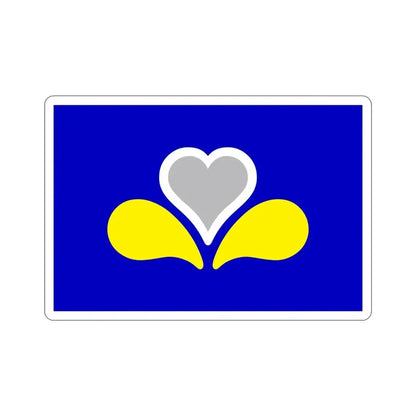 Flag of the Brussels Capital Region 2 Belgium STICKER Vinyl Die-Cut Decal - The Sticker Space