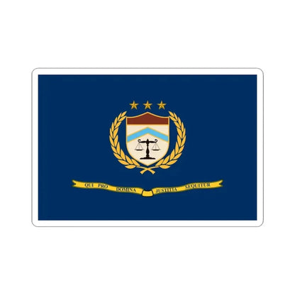 Flag of the Bureau of Alcohol Tobacco Firearms and Explosives 2002 (United States) STICKER Vinyl Kiss-Cut Decal 3 Inch White - The Sticker Space