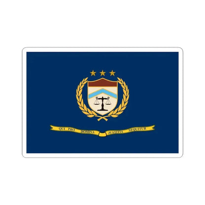 Flag of the Bureau of Alcohol Tobacco Firearms and Explosives 2002 (United States) STICKER Vinyl Kiss-Cut Decal 4 Inch White - The Sticker Space