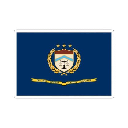 Flag of the Bureau of Alcohol Tobacco Firearms and Explosives 2002 (United States) STICKER Vinyl Kiss-Cut Decal 6 Inch White - The Sticker Space