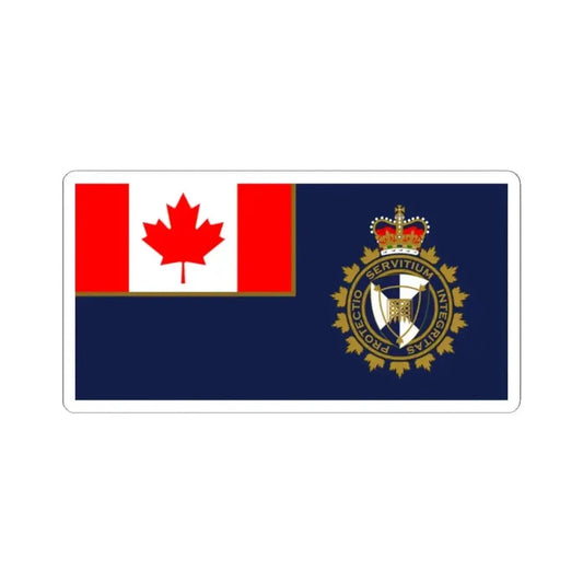 Flag of the Canada Border Services Agency (Canada) STICKER Vinyl Kiss-Cut Decal 2 Inch White - The Sticker Space