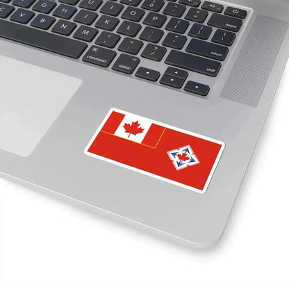 Flag of the Canadian Army 1968-1998 (Canada) STICKER Vinyl Kiss-Cut Decal - The Sticker Space