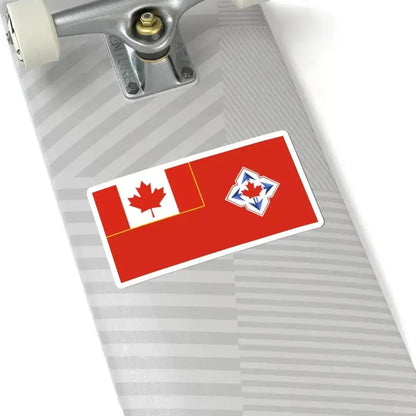 Flag of the Canadian Army 1968-1998 (Canada) STICKER Vinyl Kiss-Cut Decal - The Sticker Space