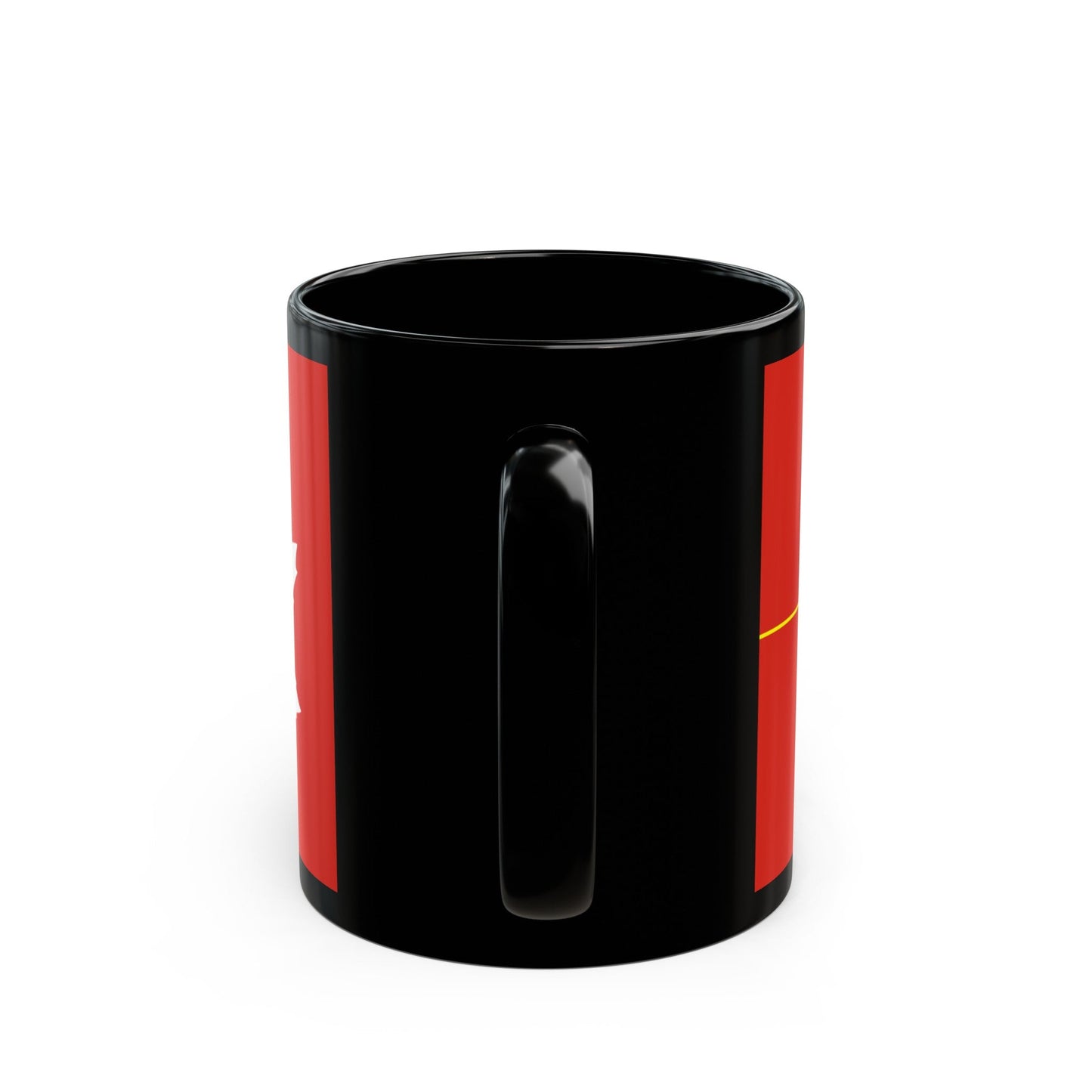 Flag of the Canadian Army - Black Coffee Mug-The Sticker Space