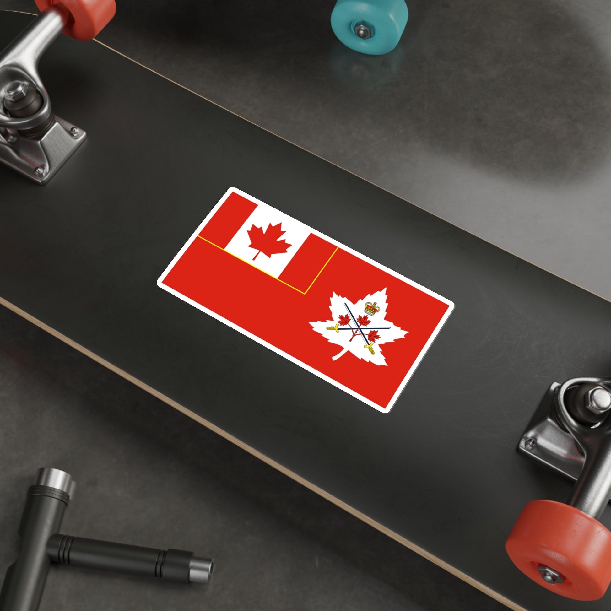 Flag of the Canadian Army STICKER Vinyl Die-Cut Decal-The Sticker Space