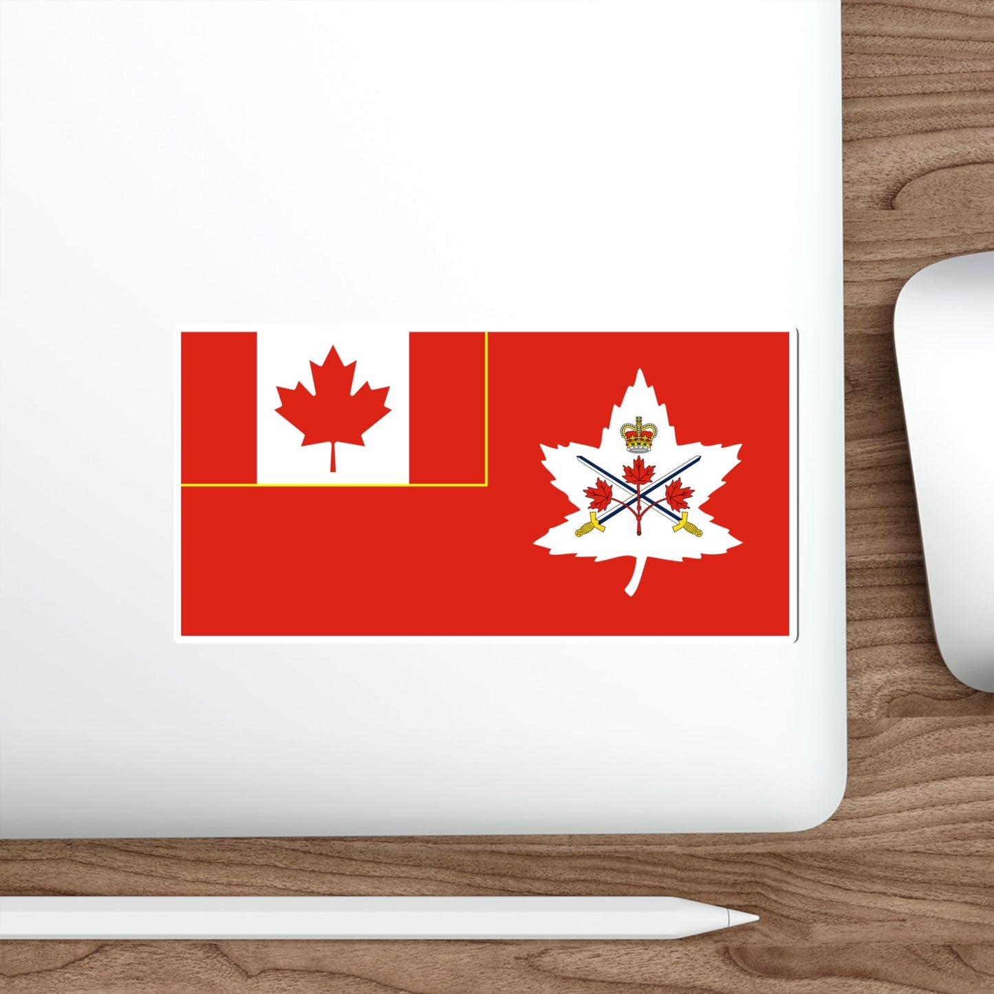 Flag of the Canadian Army STICKER Vinyl Die-Cut Decal-The Sticker Space