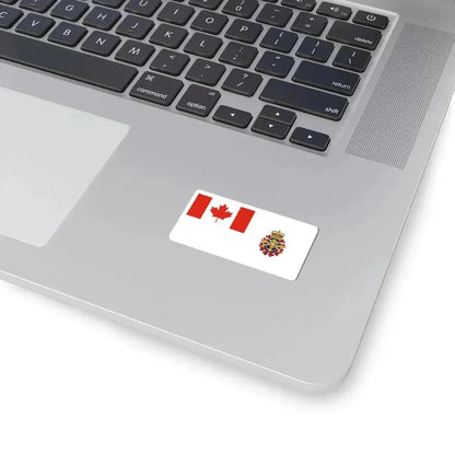 Flag of the Canadian Forces (Canada) STICKER Vinyl Kiss-Cut Decal - The Sticker Space