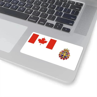 Flag of the Canadian Forces (Canada) STICKER Vinyl Kiss-Cut Decal - The Sticker Space