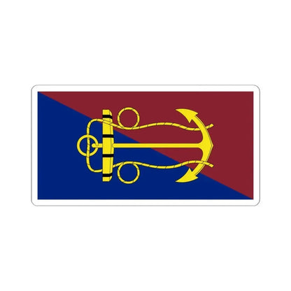 Flag of the Canadian Navy Board (Canada) STICKER Vinyl Kiss-Cut Decal 4 Inch White - The Sticker Space