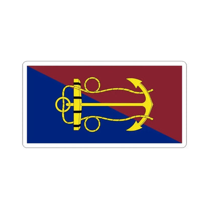 Flag of the Canadian Navy Board (Canada) STICKER Vinyl Kiss-Cut Decal 6 Inch White - The Sticker Space