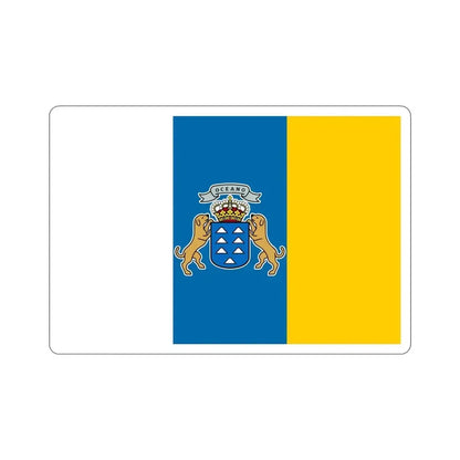 Flag of the Canary Islands Spain STICKER Vinyl Die-Cut Decal - The Sticker Space