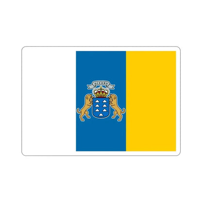 Flag of the Canary Islands Spain STICKER Vinyl Die-Cut Decal - The Sticker Space