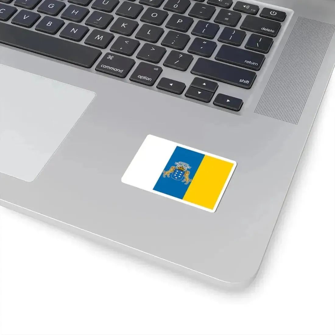 Flag of the Canary Islands Spain - STICKER Vinyl Kiss-Cut Decal - The Sticker Space