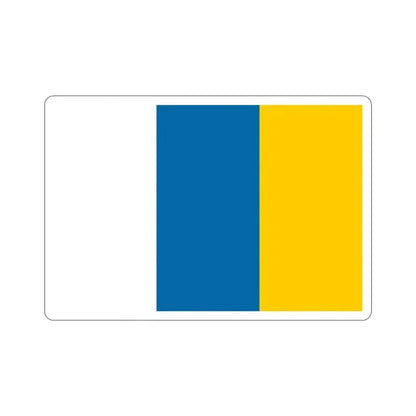 Flag of the Canary Islands STICKER Vinyl Die-Cut Decal 5 Inch - The Sticker Space