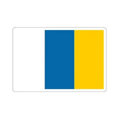 Flag of the Canary Islands STICKER Vinyl Die-Cut Decal - The Sticker Space