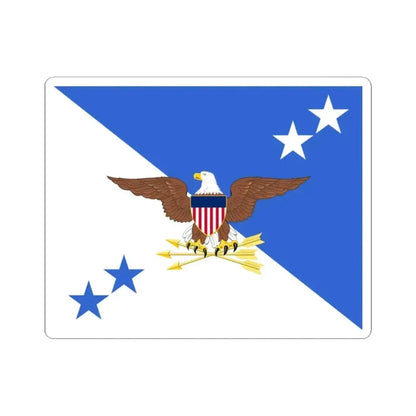 Flag of the Chairman of the U.S. Joint Chiefs of Staff (United States) STICKER Vinyl Kiss-Cut Decal 2 Inch White - The Sticker Space