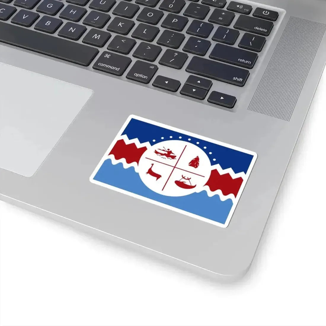 Flag of the Chango people (Chile) STICKER Vinyl Kiss-Cut Decal - The Sticker Space