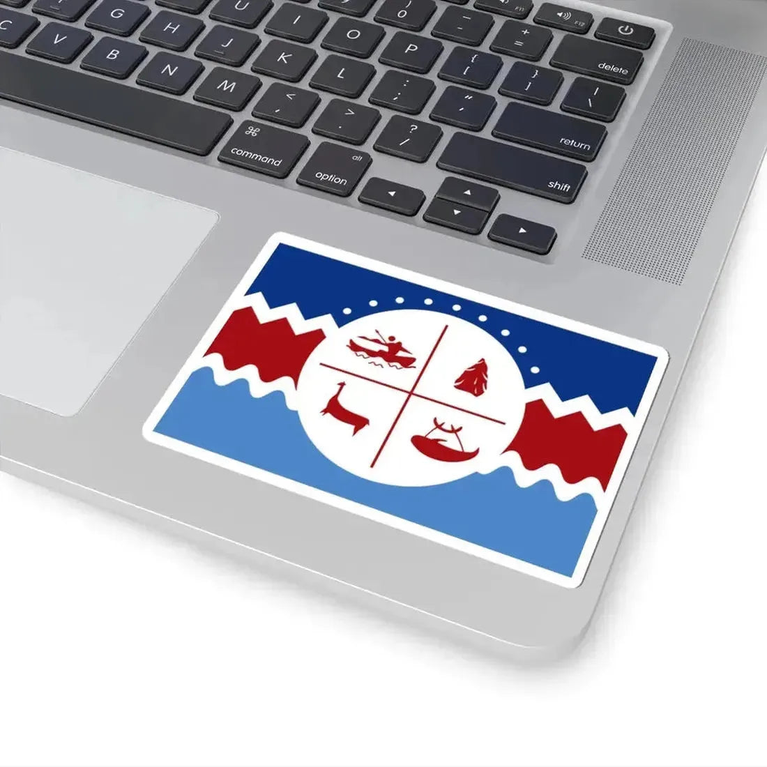 Flag of the Chango people (Chile) STICKER Vinyl Kiss-Cut Decal - The Sticker Space