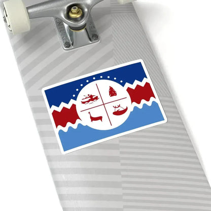 Flag of the Chango people (Chile) STICKER Vinyl Kiss-Cut Decal - The Sticker Space