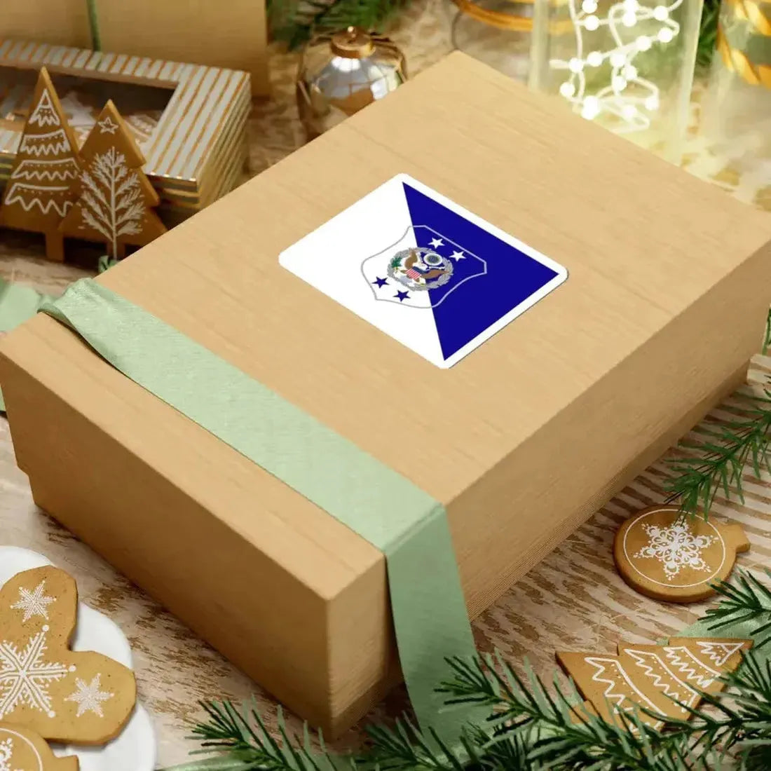 Flag of the Chief Master Sergeant of the Air Force (United States) STICKER Vinyl Kiss-Cut Decal - The Sticker Space