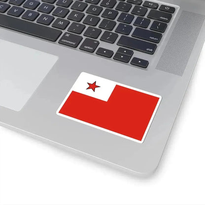 Flag of the Chief of Army of Cuba (Cuba) STICKER Vinyl Kiss-Cut Decal - The Sticker Space