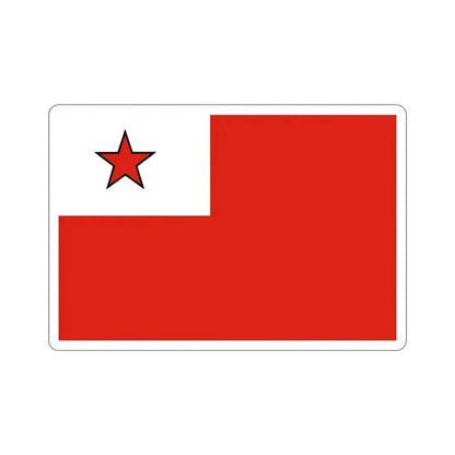 Flag of the Chief of Army of Cuba STICKER Vinyl Die-Cut Decal 3 Inch - The Sticker Space