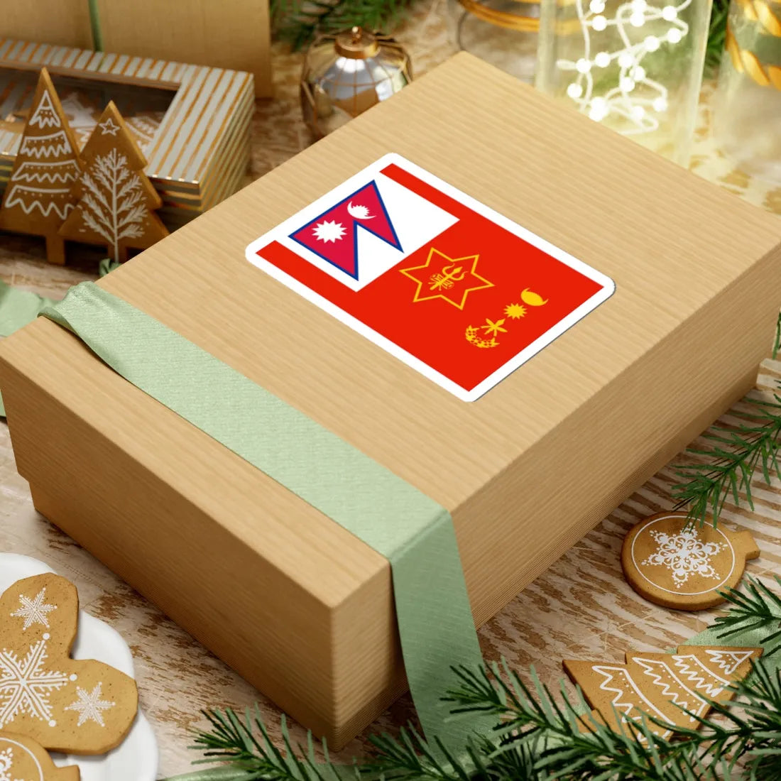 Flag of the Chief of Army Staff of Nepali Army (Nepal) STICKER Vinyl Kiss-Cut Decal - The Sticker Space