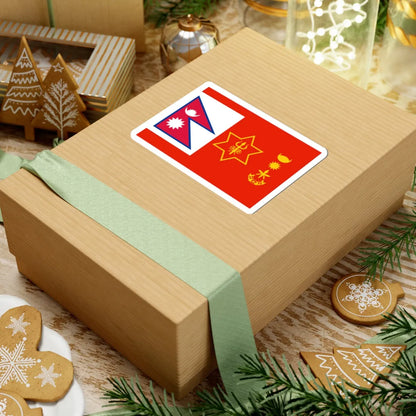 Flag of the Chief of Army Staff of Nepali Army (Nepal) STICKER Vinyl Kiss-Cut Decal - The Sticker Space