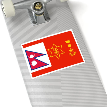 Flag of the Chief of Army Staff of Nepali Army (Nepal) STICKER Vinyl Kiss-Cut Decal - The Sticker Space