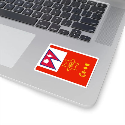 Flag of the Chief of Army Staff of Nepali Army (Nepal) STICKER Vinyl Kiss-Cut Decal - The Sticker Space