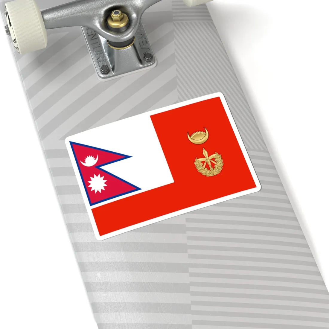 Flag of the Chief of Army Staff of Nepali Army until 2008 (Nepal) STICKER Vinyl Kiss-Cut Decal - The Sticker Space