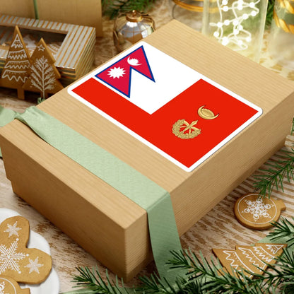 Flag of the Chief of Army Staff of Nepali Army until 2008 (Nepal) STICKER Vinyl Kiss-Cut Decal - The Sticker Space