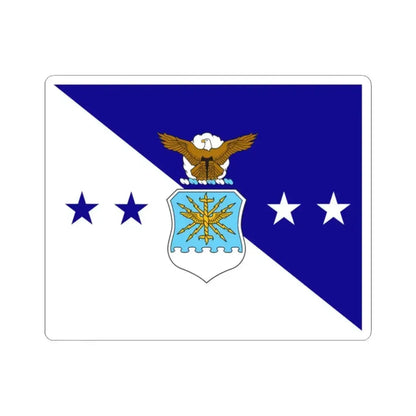 Flag of the Chief of Staff of the United States Air Force (United States) STICKER Vinyl Kiss-Cut Decal 2 Inch White - The Sticker Space