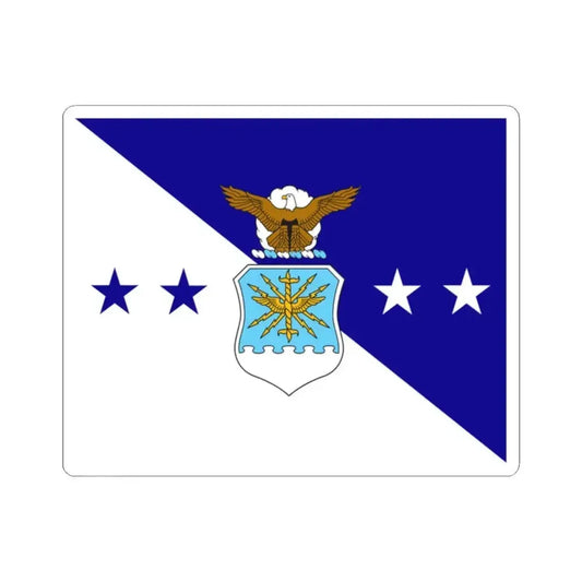 Flag of the Chief of Staff of the United States Air Force (United States) STICKER Vinyl Kiss-Cut Decal 2 Inch White - The Sticker Space