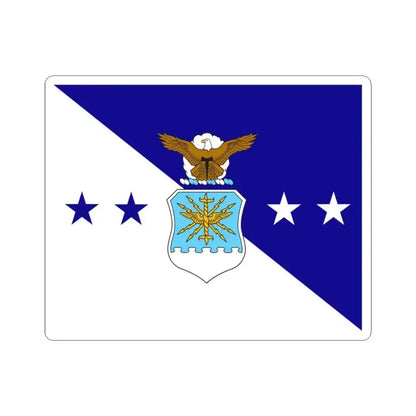 Flag of the Chief of Staff of the United States Air Force (United States) STICKER Vinyl Kiss-Cut Decal 3 Inch White - The Sticker Space