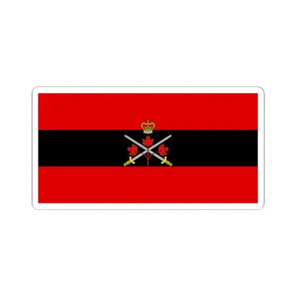 Flag of the Chief of the General Staff Canada (Canada) STICKER Vinyl Kiss-Cut Decal 2 Inch White - The Sticker Space