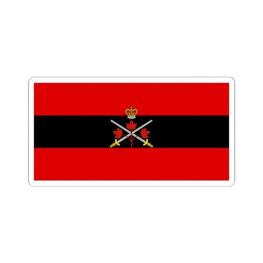 Flag of the Chief of the General Staff Canada (Canada) STICKER Vinyl Kiss-Cut Decal 2 Inch White - The Sticker Space