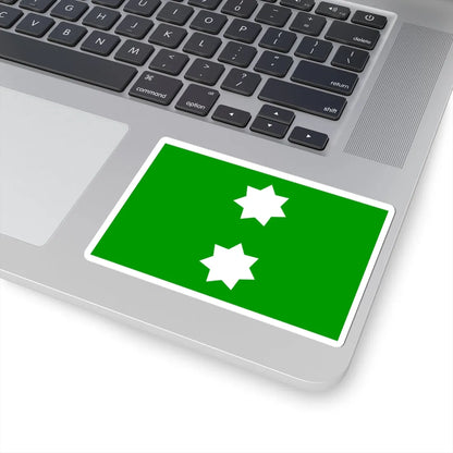 Flag of the Chief of the General Staff of the Army Kingdom of Iraq (Iraq) STICKER Vinyl Kiss-Cut Decal - The Sticker Space