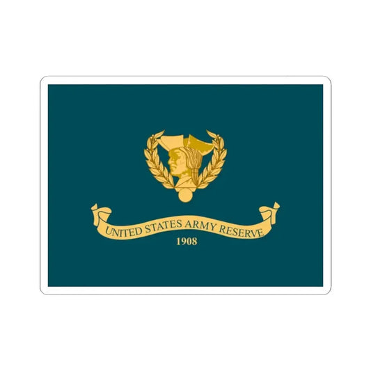 Flag of the Chief of the US Army Reserve (United States) STICKER Vinyl Kiss-Cut Decal 2 Inch White - The Sticker Space