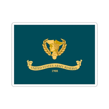 Flag of the Chief of the US Army Reserve (United States) STICKER Vinyl Kiss-Cut Decal 3 Inch White - The Sticker Space