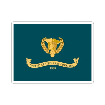 Flag of the Chief of the US Army Reserve (United States) STICKER Vinyl Kiss-Cut Decal 6 Inch White - The Sticker Space